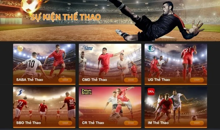 Nhà cái Vin68 hợp tác với nhiều sảnh thể thao uy tín hàng đầu