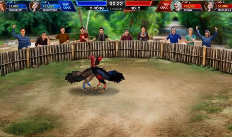 Giao diện chơi Đá Gà 3D Tại Vin68