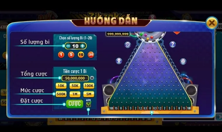 Hướng dẫn chơi game nhanh ZicZac Tại Vin68