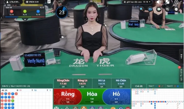 Chinh Phục Ngay Trò Chơi Dragon Tiger Tại Vin68 Đổi Thưởng Siêu Tốc Độ 2 Bàn cược Dragon Tiger Tại Vin68